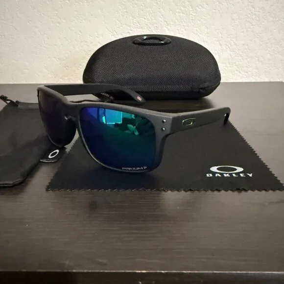 OO9102 Oakley Holbrook Prizm Polarized Jade Iridium - Picture 2 of 8